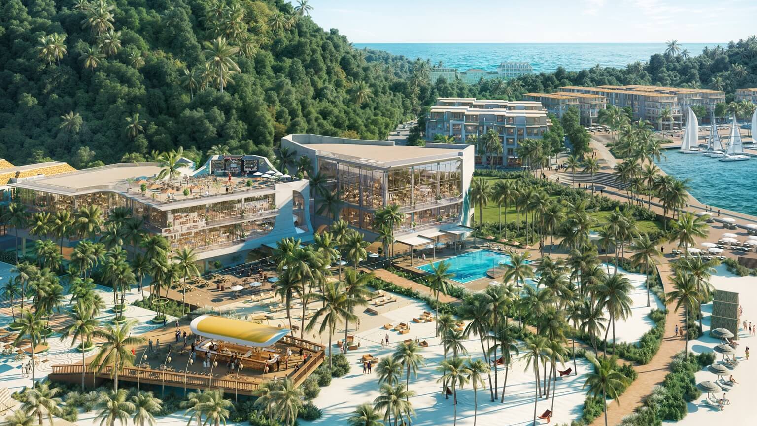 tiện ích dự án xanh island cát bà